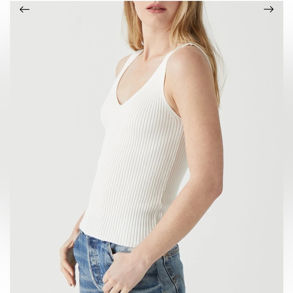 Paige Ribbed Sweater Tank - Picture 2 of 9